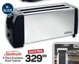 Pick n Pay Sunbeam 4-Slice Stainless Steel Toaster offer