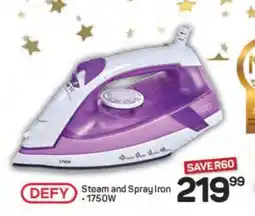 Pick n Pay DEFY Steam and Spray Iron offer