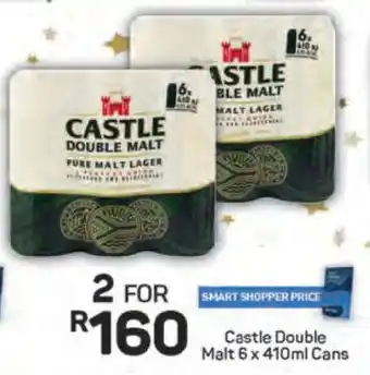 Pick n Pay Castle Double Malt 6 x 410ml Cans offer