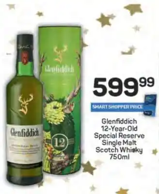 Pick n Pay Glenfiddich 12-Year-Old Special Reserve Single Malt Scotch Whisky 750ml offer