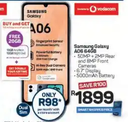 Pick n Pay Samsung Galaxy A06 64GB offer