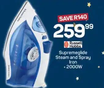 Pick n Pay Russell Hobbs Supremeglide Steam and Spray Iron offer