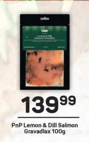 Pick n Pay PnP Lemon & Dill Salmon Gravadlax 100g offer