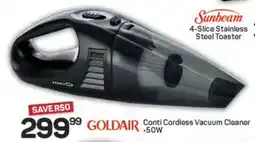 Pick n Pay Goldair Conti Cordless Vacuum Cleaner offer