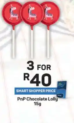 Pick n Pay PnP Chocolate Lolly 15g offer