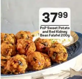 Pick n Pay PnP Sweet Potato and Red Kidney Bean Falafel 200g offer