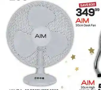 Pick n Pay AIM 30cm Desk Fan offer