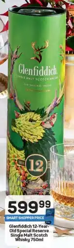 Pick n Pay Glenfiddich 12-Year-Old Special Reserve Single Malt Scotch Whisky 750ml offer