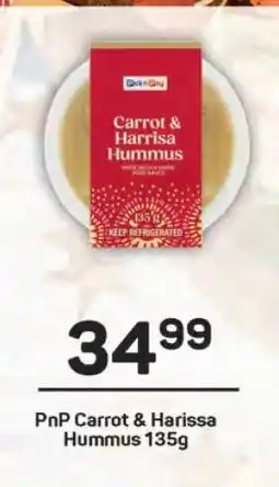 Pick n Pay PnP Carrot & Harrisa Hummus 135g offer