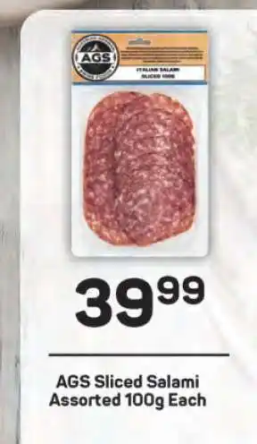 Pick n Pay AGS Sliced Salami Assorted 100g Each offer