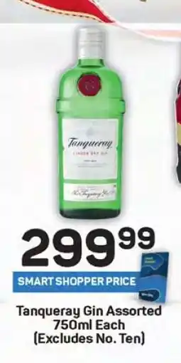 Pick n Pay Tanqueray Gin Assorted 750ml Each (Excludes No. Ten) offer