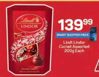 Pick n Pay Lindt Lindor Cornet Assorted 200g Each offer