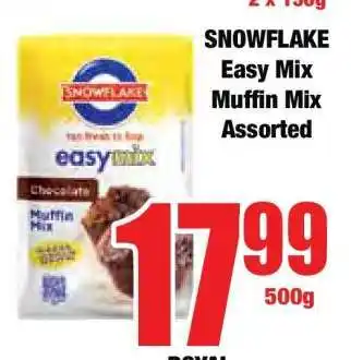 Boxer SNOWFLAKE Easy Mix Muffin Mix Assorted offer