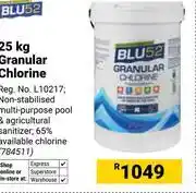 Builders Warehouse BLU52 Granular Chlorine 784511-25kg offer