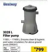 Builders Warehouse Bestway 3028Ltr Filter Pump 599261 offer