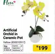 Builders Warehouse Flora Artificial Orchid Ceramic Pot 850010917 offer