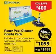 Builders Warehouse Zodiac Pacer Pool Cleaner Combi Pack 901 offer