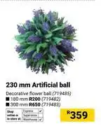Builders Warehouse 230mm Artificial Ball 719485 offer