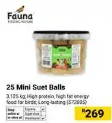 Builders Warehouse Fauna 25 Mini Suet Balls (572805) offer