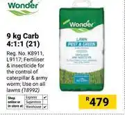 Builders Warehouse Wonder 9Kg Carb 4:1:1 (21) (18992) offer