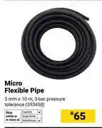 Builders Warehouse Micro Flexible Pipe 5mm x 10m (393458) offer