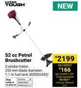 Builders Warehouse Hyper Tough 52cc Petrol Brush Cutter (850026383) offer