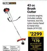 Builders Warehouse Trimtech 43cc Brush Cutter 474125 offer