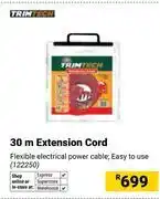 Builders Warehouse Trimtech 30m Extension Cord 122250 offer
