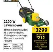 Builders Warehouse Trimtech 2200W Lawnmower 93536 offer