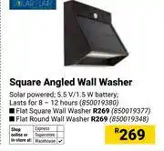 Builders Warehouse Solar Flair Square Angled Wall Washer 850019380 offer