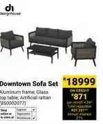 Builders Warehouse Design House Downtown Sofa Set (850002077) offer