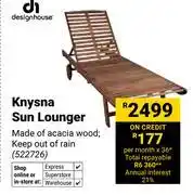 Builders Warehouse Design House Knysna Sun Lounger (522726) offer