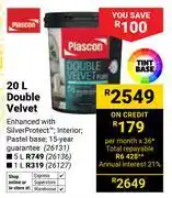 Builders Warehouse Plascon 20L Double Velvet (26131) offer