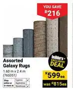 Builders Warehouse Assorted Galaxy Rugs 1.60m x 2.4m (765361)-Each offer