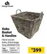 Builders Warehouse Design House Kubu Basket & Handles (850002123) offer