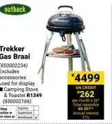 Builders Warehouse Outback Trekker Gas Braai (850002234) offer