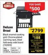 Builders Warehouse Expert Grill Deluxe Braai 742803 offer