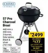 Builders Warehouse Cadac 57 Pro Charcoal Braai 440mm x 450mm 751192 offer