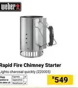 Builders Warehouse Weber Rapid Fire Chimney Starter 220005 offer