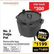 Builders Warehouse Megamaster No. 3 Potjie Pot 850025283 offer