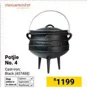 Builders Warehouse Megamaster Potjie No. 4 457488 offer