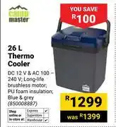 Builders Warehouse Camp Master 26Ltr Thermo Cooler (Blue & Grey) 850008887 offer