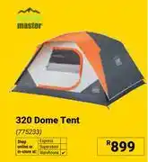 Builders Warehouse Camp Master 320 Dome Tent 775233 offer