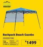 Builders Warehouse Camp Master Backpack Beach Gazebo 850020708 offer
