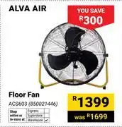 Builders Warehouse Alva Air Floor Fan ACS603 offer