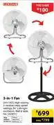 Builders Warehouse Goldair 3-In-1 Fan GHV1802 offer