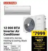 Builders Warehouse Goldair 12000 BTU Air Conditioner 635514 offer