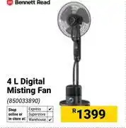 Builders Warehouse Bennett Read 4Ltr Digital Misting Fan 850033890 offer