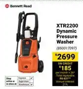 Builders Warehouse Bennett Read XTR2200 Dynamic Pressure Washer 850017097 offer
