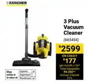Builders Warehouse Karcher 3 Plus Vacuum Cleaner 665454 offer